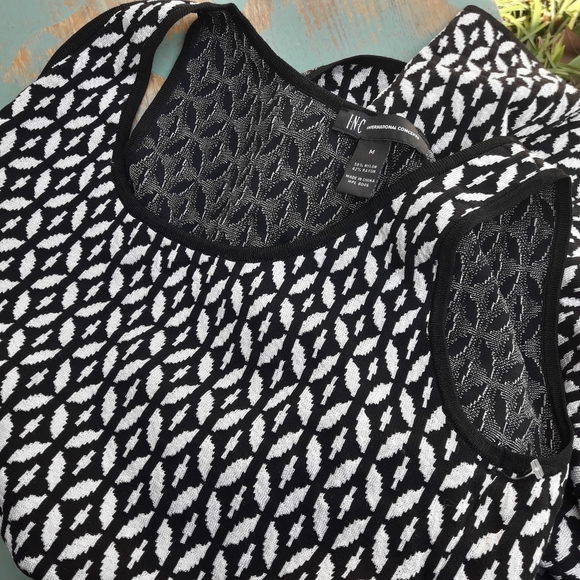 Sweater Dress Long Tank Top Knit Sweater Print - Picture 10 of 16